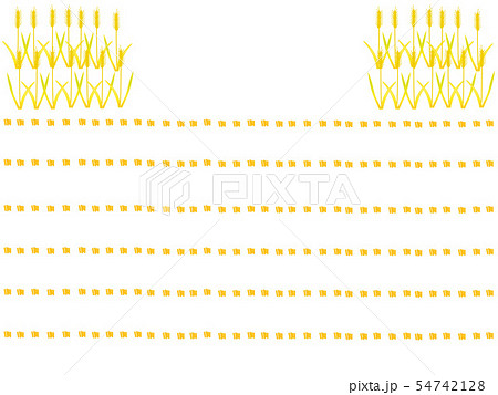 農業用のタイトルフレームや背景のイラスト素材