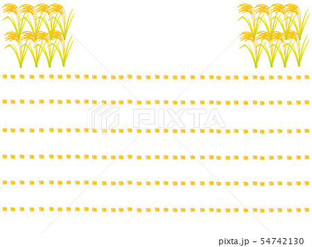 農業用のタイトルフレームや背景のイラスト素材