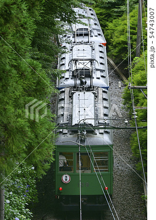 箱根登山鉄道モハ2形109復刻塗装 【神奈川県】 の写真素材 [54743007