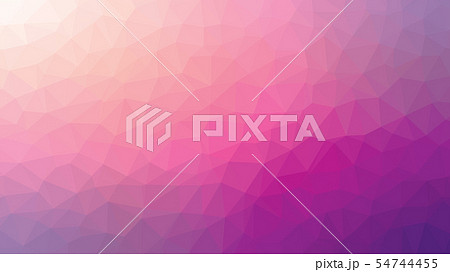 Pink Abstract Low Poly Background. Geometric backdrop in Origami style with gradient. Textured 54744455