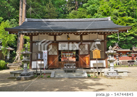 宇太水分神社 奈良県宇陀市菟田野古市場の写真素材