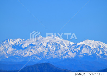 伊吹山から見た白山連峰の雄姿 54745122