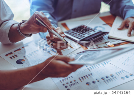 Business meeting asian people two male middle-age Business meeting asian people two male middle-age 54745164