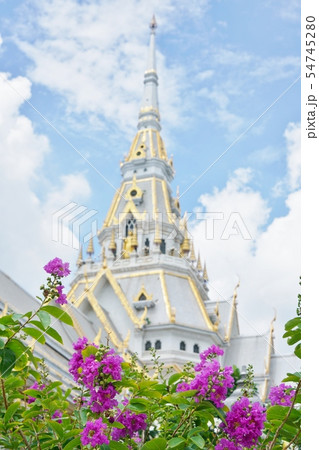 タイ王国チャチュンサオ県の寺院「ワット・ソートーン」 タイ王国チャチュンサオ県の寺院「ワット・ソートーン」 54745280