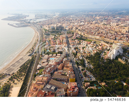 Modern cityscape of Tarragona 54746636