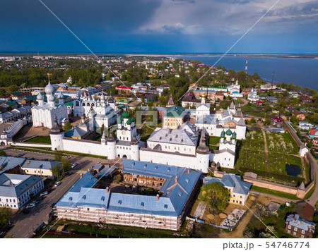 Aerial view of Rostov Kremlin Aerial view of Rostov Kremlin 54746774