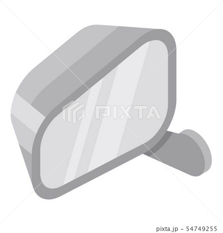 Car door mirror icon, isometric style Car door mirror icon, isometric style 54749255
