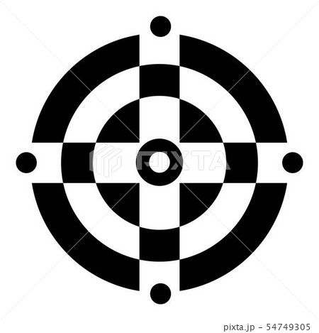 Military target icon, simple style Military target icon, simple style 54749305