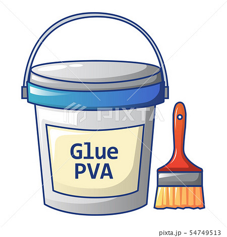 Glue pva icon, cartoon style Glue pva icon, cartoon style 54749513