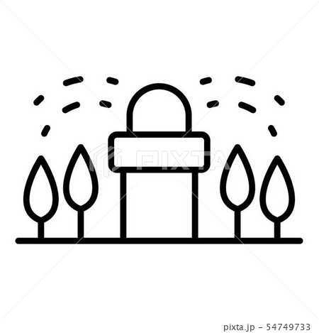 Irrigation tool icon, outline style Irrigation tool icon, outline style 54749733