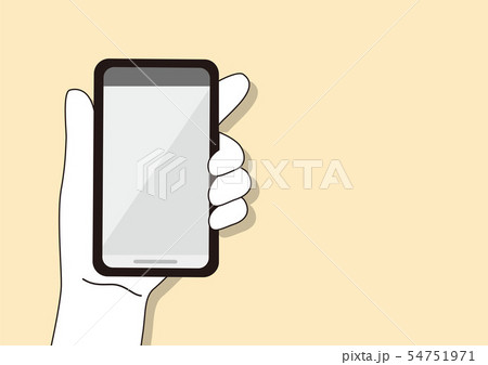 スマホを持つ手 54751971