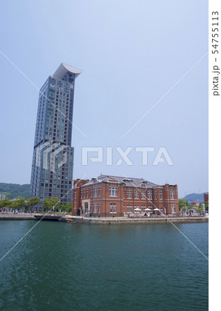 門司港レトロの風景（福岡県北九州市門司区） 54755113