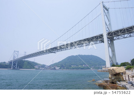 門司側から見た関門海峡の風景 門司側から見た関門海峡の風景 54755622