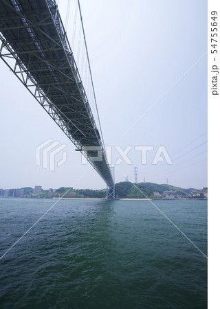 門司側から見た関門海峡の風景 54755649