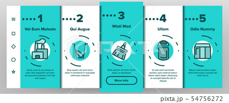 Dumpster, Garbage Container vector Onboarding 54756272