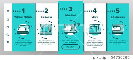 Sewing Machines, Tailor Equipment Vector Onboarding Sewing Machines, Tailor Equipment Vector Onboarding 54756296