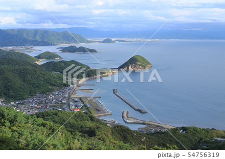 夕刻の荘内半島西岸から仁尾、観音寺市にかけて 夕刻の荘内半島西岸から仁尾、観音寺市にかけて 54756319