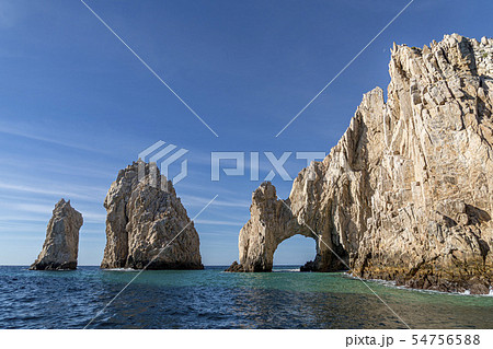 waves on arch rocks in cabo san lucas mexico waves on arch rocks in cabo san lucas mexico 54756588