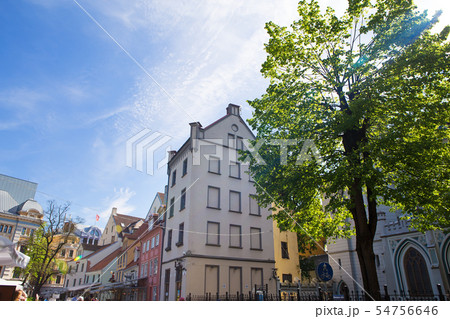 Very beautiful and atmospheric streets in the old town of Riga, Latvia Very beautiful and atmospheric streets in the old town of Riga, Latvia 54756646