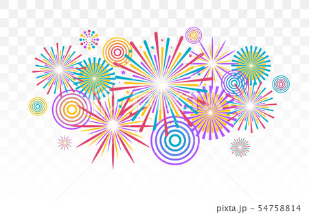 Fireworks background. Vector Fireworks background. Vector 54758814