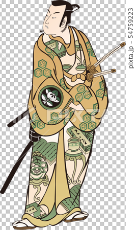 Ukiyoe Kabuki actor part 54 54759223