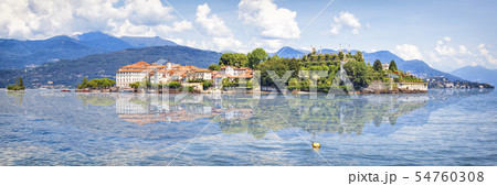 Panorama of Isola Bella island in summer Panorama of Isola Bella island in summer 54760308