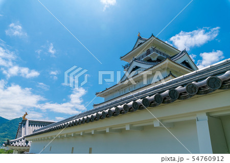 夏の日の「上山城」　山形上山 54760912