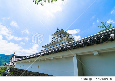 夏の日の「上山城」　山形上山 54760916