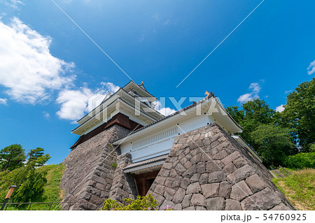 夏の日の「上山城」 山形上山 夏の日の「上山城」 山形上山 54760925