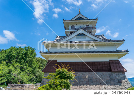 夏の日の「上山城」　山形上山 54760943