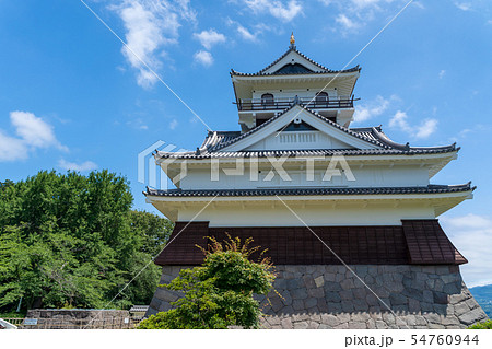夏の日の「上山城」　山形上山 54760944