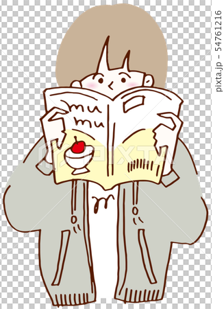 読書 少女 読書 少女 54761216