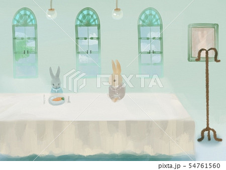 レストラン うさぎ 物語のイラスト素材 レストラン うさぎ 物語のイラスト素材