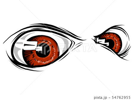 a Creature Animal eyes. vector illustration design 54762955