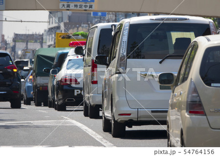 渋滞イメージ　東京　幹線道路　環八 54764156