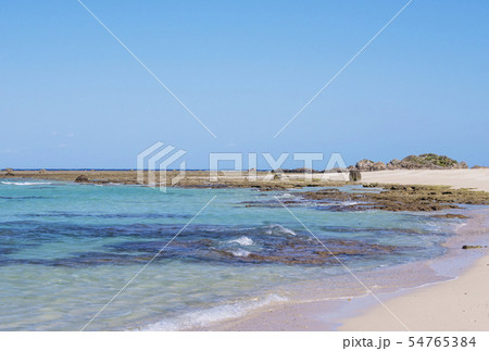 奄美大島　土盛海岸　人気ビーチ　奄美の海　奄美観光スポット　 54765384