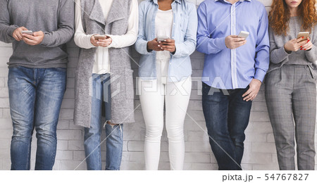 Millennial people addicted to new technology trends apps Millennial people addicted to new technology trends apps 54767827