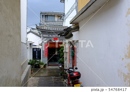 中国　雲南省　大理古城　観光地 54768417