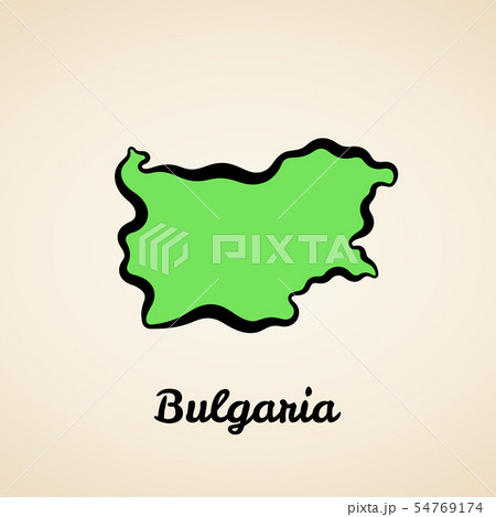 Bulgaria - Outline Map Bulgaria - Outline Map 54769174