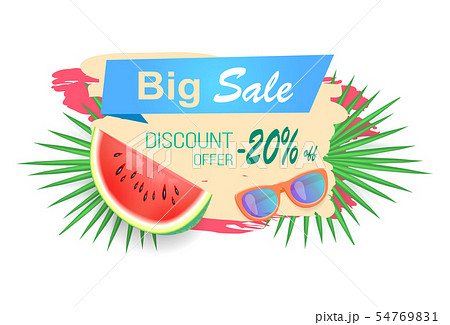 Big Sale Discounts Banner Vector Illustration Big Sale Discounts Banner Vector Illustration 54769831