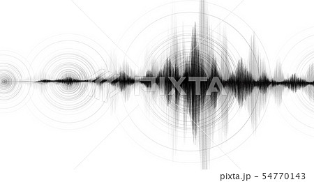Earthquake Wave and sound wave 54770143