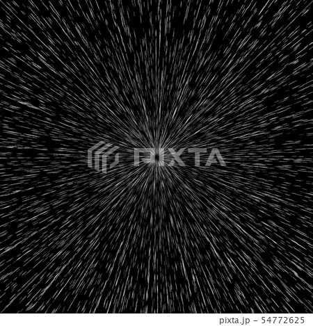 Speed lines. Motion through the space. Vector Illustration 54772625