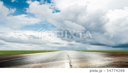 Panoramic road highway 54774266