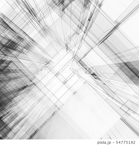 Abstract architecture 3d rendering 54775192