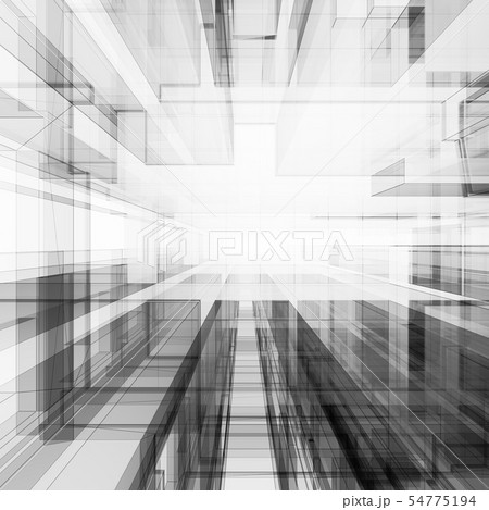 Abstract architecture 3d rendering 54775194