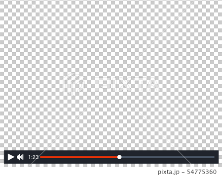 動画 シークバーのイラスト素材