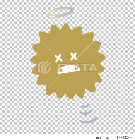 負けたウイルス 手描き風 イラスト 負けたウイルス 手描き風 イラスト 54778088
