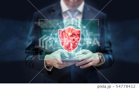 Business online data security. Element from NASA 54778412