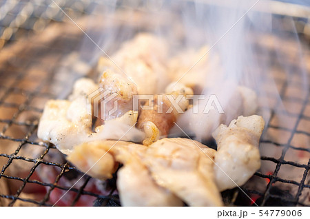 ホルモン･_バーベキュー･BBQ･bbq･炭火焼･網焼･備長炭･七輪･キャンプ･食事･食べ物･炭 54779006
