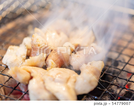 ホルモン･_バーベキュー･BBQ･bbq･炭火焼･網焼･備長炭･七輪･キャンプ･食事･食べ物･炭 54779007